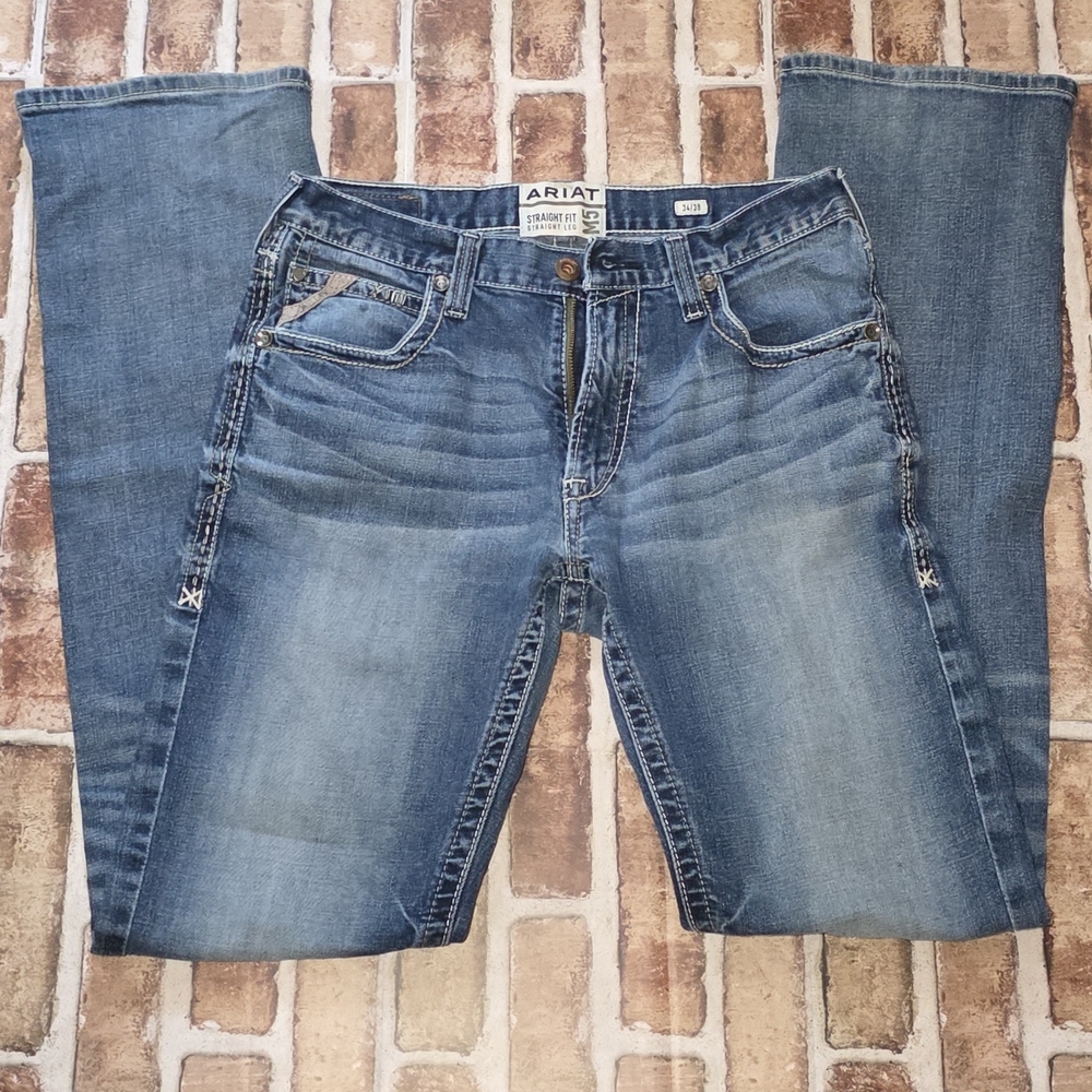 Ariat Mens Classic Straight Leg Denim Jeans